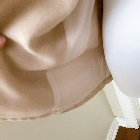 New Lady Women Beige Soft Fleece Retro Military Style Short Jacket Coat - Picture 5 of 7